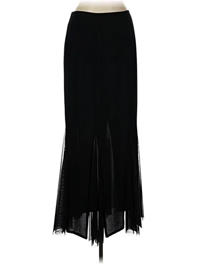 Pre-owned Boutique Formal Skirt In Black