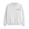 Boutique Kaotique Women's It Will All Work Out Organic Grey Sweatshirt In Gray