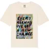 Boutique Kaotique Women's Neutrals Every Morning Organic Cotton T-shirt.