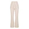 Boutique Kaotique Women's Neutrals Skort Flared Trousers