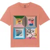Boutique Kaotique Women's Pink / Purple Four Moods Organic Cotton T-shirt Rose Clay. In Pink/purple