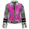 Boutique Kaotique Women's Pink / Purple Pink Zebra Vest In Pink/purple