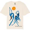 Boutique Kaotique Women's White Full Moon Party Organic Cotton Tee In White
