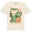 Boutique Kaotique Women's White I Am Enough Organic Cotton T-shirt In White