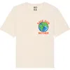 Boutique Kaotique Women's White Save Our Mother Organic Cotton T-shirt. In White