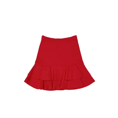 Boutique Moschino Boutique Stretch Skirt In Red
