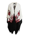 Boutique Moschino Boutique Woman Cape Cream Size 8 Virgin Wool In White