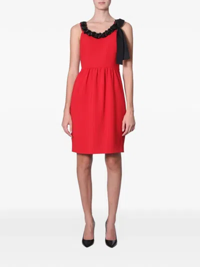 Boutique Moschino Chain Bow Dress In Multi