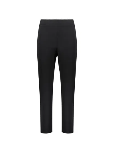 Boutique Moschino Cropped Slim-fit Trousers In Black