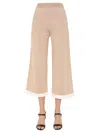 Boutique Moschino Cropped Wide Leg Trousers