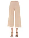 Boutique Moschino Cropped Wide Leg Trousers
