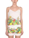 Boutique Moschino Flower And Fruit Print Top