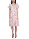 Boutique Moschino Heels And Flowers Dress