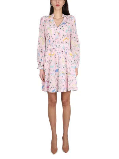 BOUTIQUE MOSCHINO BOUTIQUE MOSCHINO "HEELS AND FLOWERS" DRESS