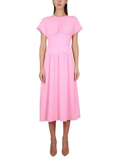 boutique moschino pink dress Boutique Moschino button-embellishment Mini Dress | Pink