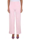 Boutique Moschino Pants With Buttons In Pink