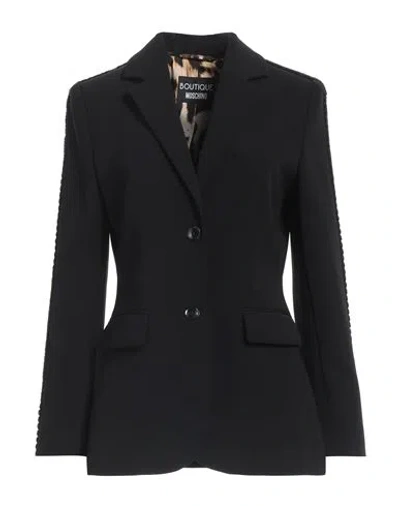 Boutique Moschino Woman Blazer Black Size 6 Polyester, Elastane, Wool, Acetate