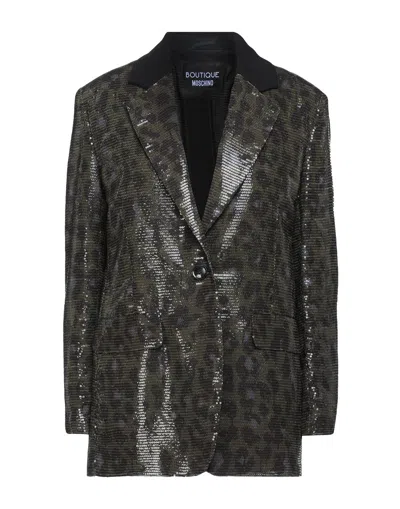 Boutique Moschino Suit Jackets In Green