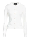 Boutique Moschino Woman Cardigan Off White Size 4 Cotton