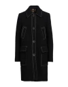 Boutique Moschino Woman Coat Black Size 10 Virgin Wool, Polyamide