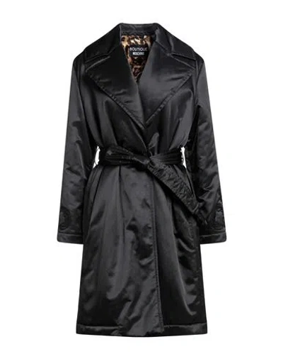Boutique Moschino Woman Coat Black Size 12 Polyamide