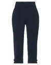 Boutique Moschino Woman Pants Navy Blue Size 10 Polyester, Elastane, Acetate, Silk