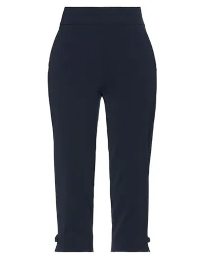 Boutique Moschino Woman Pants Navy Blue Size 10 Polyester, Elastane, Acetate, Silk