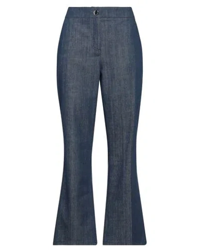 Boutique Moschino Woman Jeans Blue Size 8 Cotton