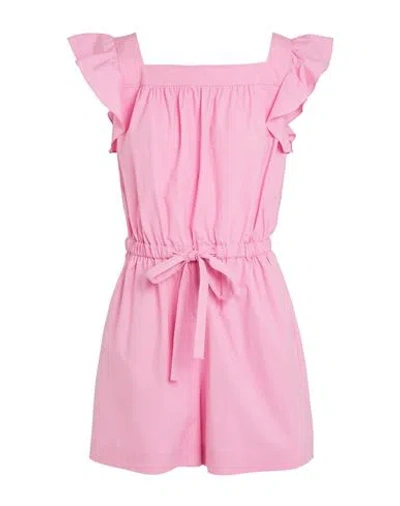 Boutique Moschino Woman Jumpsuit Pink Size 8 Cotton, Elastane In Neutral