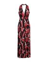 Boutique Moschino Woman Maxi Dress Black Size 14 Viscose, Elastane In Black
