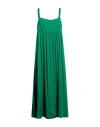 Boutique Moschino Woman Maxi Dress Green Size 12 Viscose