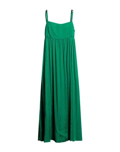 Boutique Moschino Woman Maxi Dress Green Size 12 Viscose