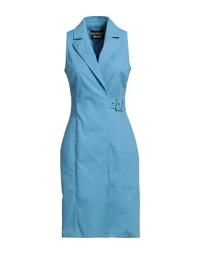 Boutique Moschino Midi Dress In Light Blue