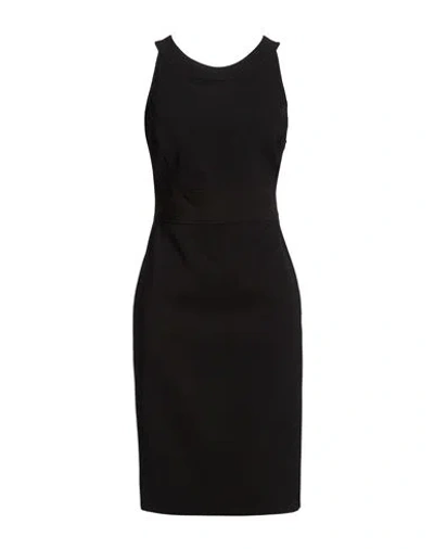 Boutique Moschino Woman Midi Dress Black Size 4 Polyester, Elastane