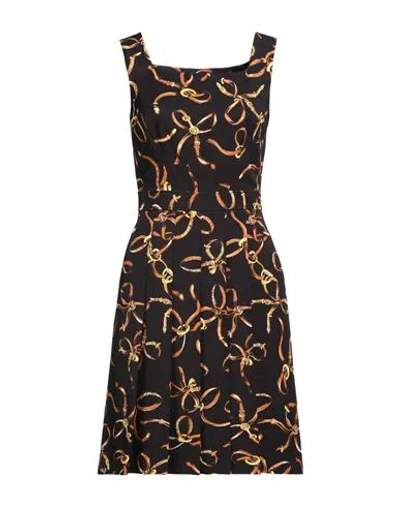 Boutique Moschino Woman Midi Dress Black Size 8 Polyester, Elastane