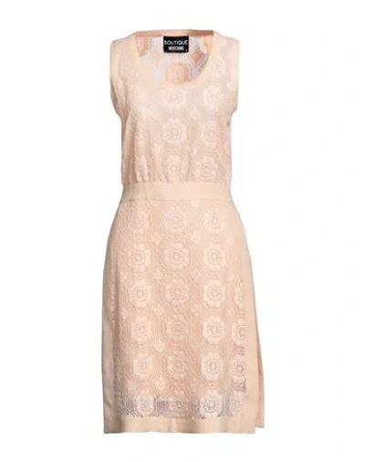 Boutique Moschino Woman Midi Dress Blush Size 8 Cotton, Polyamide In Pink