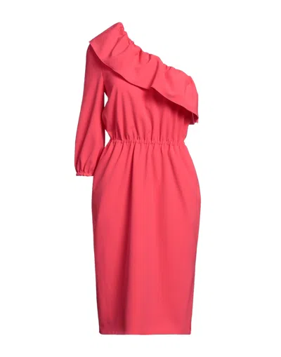 Boutique Moschino Midi Dresses In Red
