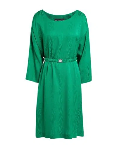 Boutique Moschino Woman Midi Dress Emerald Green Size 10 Viscose