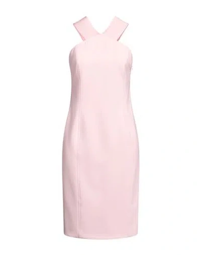 Boutique Moschino Woman Midi Dress Light Pink Size 8 Polyester, Elastane, Polyamide, Viscose