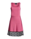 Boutique Moschino Woman Midi Dress Magenta Size 6 Viscose, Polyamide In Multi