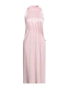 Boutique Moschino Woman Midi Dress Pink Size 8 Acetate, Viscose, Elastane