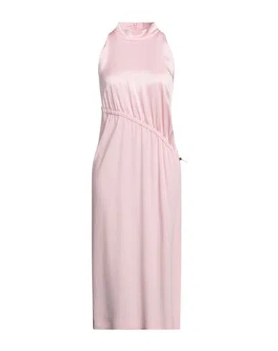 Boutique Moschino Woman Midi Dress Pink Size 8 Acetate, Viscose, Elastane