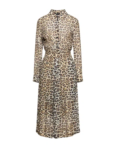 Boutique Moschino Midi Dresses In Beige