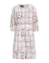 Boutique Moschino Woman Mini Dress Beige Size 6 Cotton