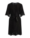 Boutique Moschino Woman Mini Dress Black Size 10 Viscose, Polyester, Cotton In Black