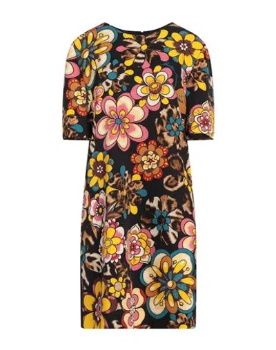 Boutique Moschino Woman Mini Dress Black Size 12 Polyester, Elastane