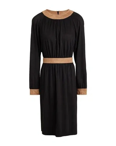 Boutique Moschino Woman Mini Dress Black Size 14 Acetate, Viscose, Elastane