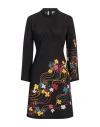 Shop Boutique Moschino Woman Mini Dress Black Size 14 Polyester, Elastane
