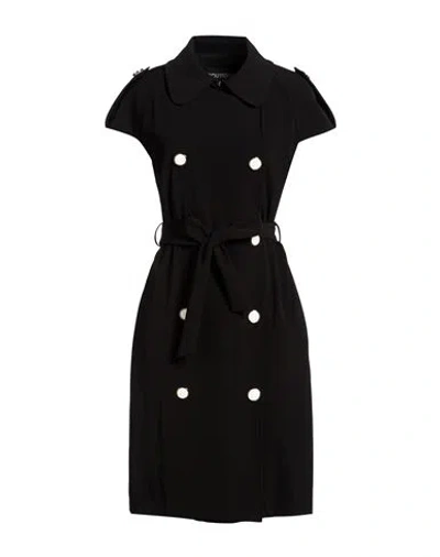 Boutique Moschino Woman Mini Dress Black Size 14 Polyester, Elastane