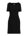 Boutique Moschino Woman Mini Dress Black Size 8 Polyester, Virgin Wool, Elastane